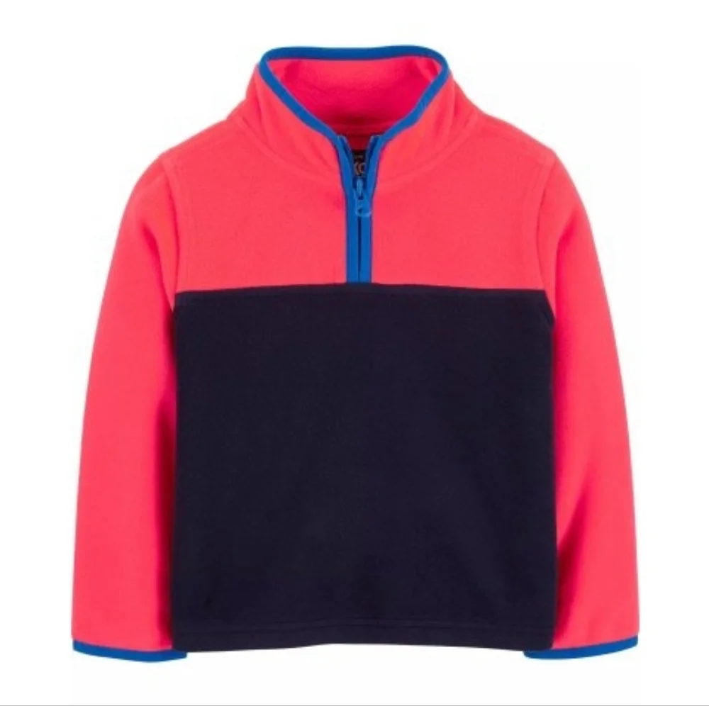 NWT Oshkosh B'Gosh Half-Zip Fleece Top